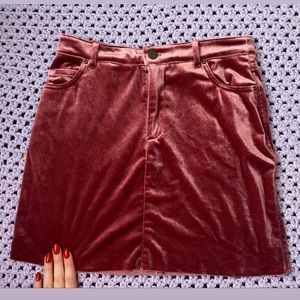 Forever 21 Velvet skirt